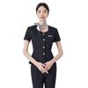 Professional Women's Short Sleeve Suit for Reception & Salon Staff