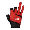 Daiwa Fishing Gloves Red L DG-1424