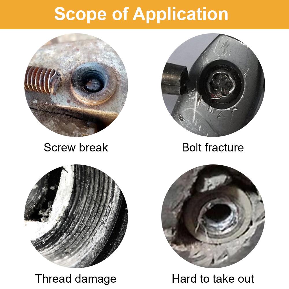 22/33Pcs Drill Bit Set Holder Damaged Screw Removal Tools Magnetic Extension Bit Broken Head Bolt Extractor Screw Extractor