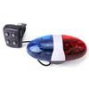 Bicycle Bell 6 Led 4 Tone Bicycle Horn Bike Call Led Bike Police Light Electronic Sound Loud Siren Kid Accessories Bike Scooter