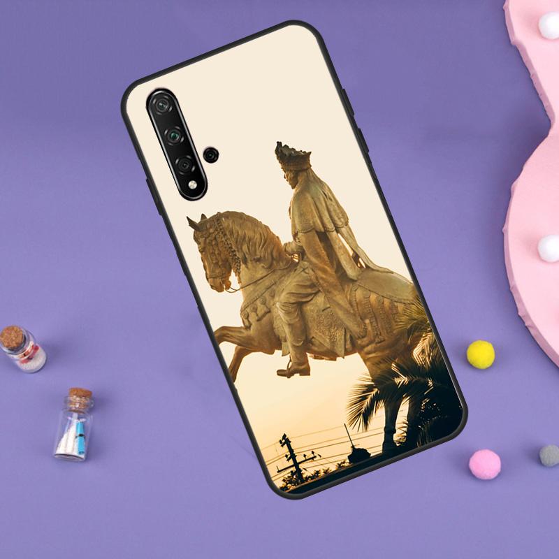 Emperor Menelik II of Ethiopia Case For Huawei Nova 10 9 SE 11 Pro 11i 8i 7i 3i Y60 Y61 Y70 Y90 Y91 P20 P40 P30 Lite Cover