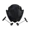 ZCJSZP Motorcycle 22mm and 25mm Handlebar Windshield for Yamaha MT FZ FZ FZ NXJ Windshield, 125, 1, 6, 8, FZ25, 6, MT-01, MT-03, MT-09, MT-07 (Black)
