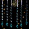 6pcs/set Transparent Acrylic Ice Pendants Sparkling Christmas Tree Hanging  Festival Favors