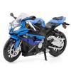 1/12 Scale S1000RR Racing Motorcycle Diecast Model Toy, with Sound and Light for Kids Toddler Boys Girls Gift Collection