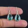 Natural Green Rutile Drop Earring 925 Sterling Silver Handcrafted Earring LiteWeight HandMade Earring Gift for Best Girl Gift For Her ThanksGiving