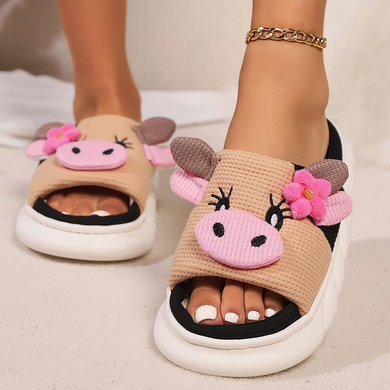 Fashion Women Slippers Warm Winter Casual Fluffy Slippers For Women Soft Sole Women's Slippers Home Floor House Shoes Female Footwear