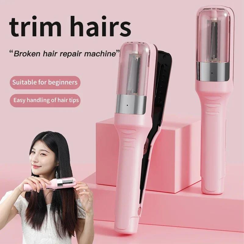 Hair Ends Trimmer Portable Electric Hair Clipper Split Ends Hair Trimmer Professional Cordless Automatic Trim Split for Women