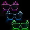 Wireless LED Light-up Glasses Glow In the Dark Flashing Glasses  for Adult Kids