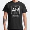 Plus Size S-3XL Ah The Element of Surprise Printed T-shirt Men's Tops Fashion Clothes Tees