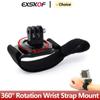 360 Degree Rotation Wrist Strap Mount For GoPro Hero 12 11 10 9 8 7 6 5 SJCAM Insta360 X2 X3 DJI Osmo Action Camera Accessories