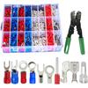 1000-Piece Crimp Terminal Set, Wire Connector, Connection Terminal Kit, Crimping Pliers, Y-Shaped Terminals, Round Terminals, R-Shaped Te