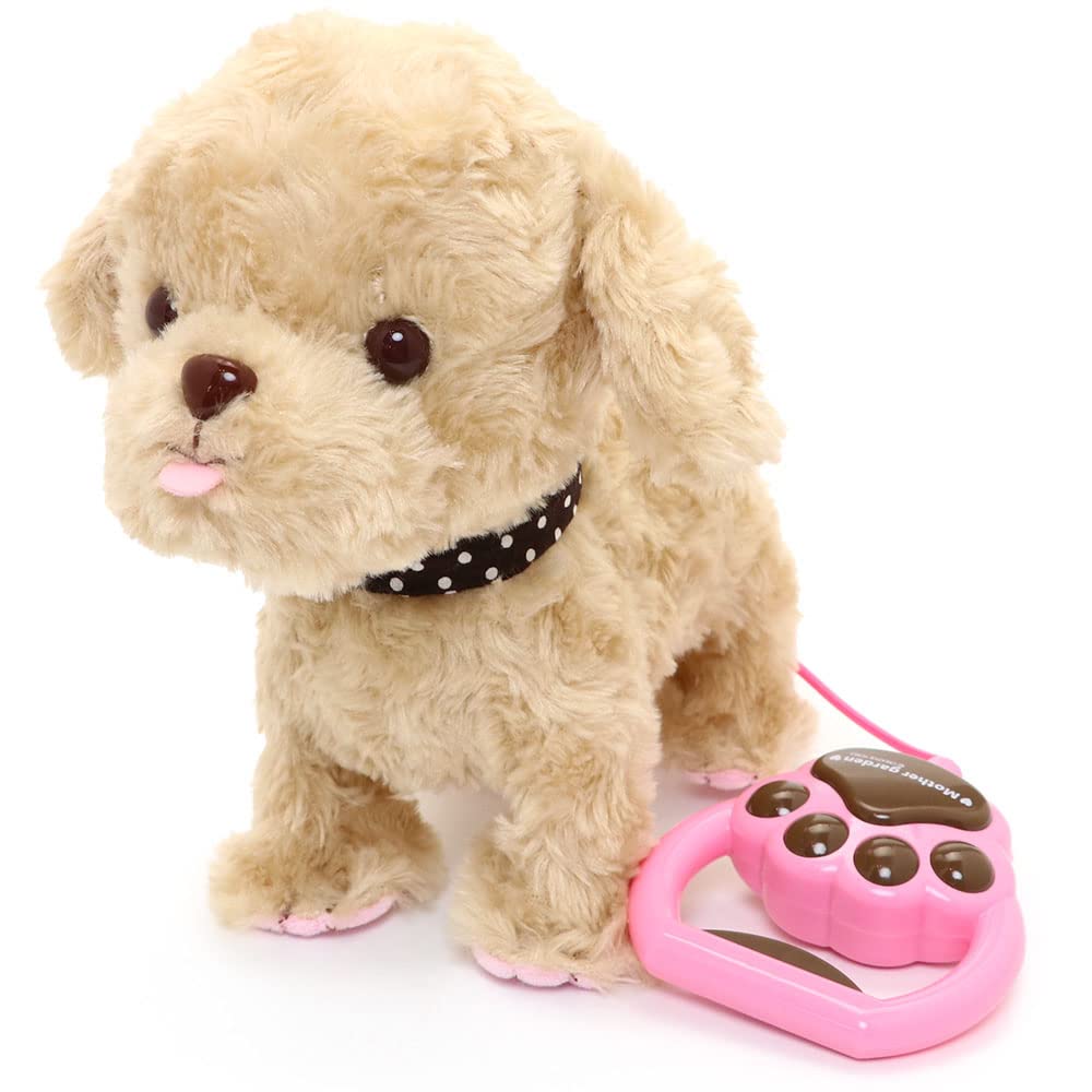 Mother Garden Tokotoko Stroll Poodle Brown Plush Dog Electronic [Moving Pet] 506-58280