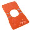 Offroad Winch Cable Dampener Blanket Cushion Orange PVC for Self Rescue Rope Shock Absorption