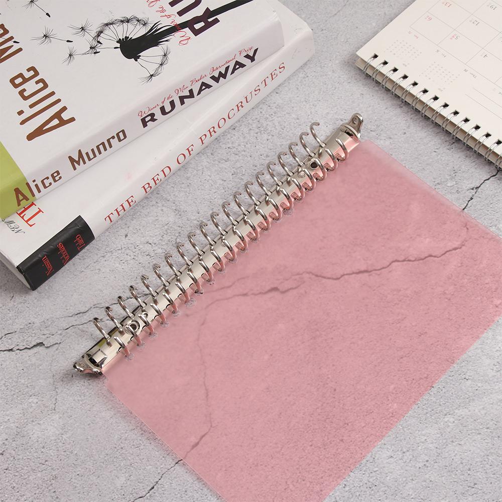 Notepad Accessory Metal Binder Clip Loose-leaf File Folder Ring Binder Notebook Binding Hoops
