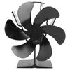 6 Blades Heat Powered Stove Fan Self Starting High Temperature Resistant Fireplace Fan LT385 4