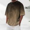 Summer Men's Popular T-shirt Printed Round Neck Short Sleeve T-shirt