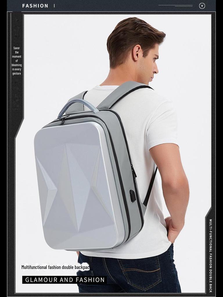 Men's Fashion Backpack, Women's High-End Travel Bag, Trendy E-Sports Laptop Bag, Business Waterproof School Bag
