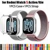 Case + Nylon Strap for Redmi Watch 5 Active / 5 Lite Watchband for Xiaomi Redmi Watch 5Lite 5Active Wristband Strap and Case