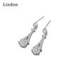 Lindon Copper Alloy Zircon Earrings Drop Earrings For Women Wedding Party Gifts