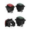 1 Piece T85 6Pin On Off On 12V 220V Red Green Blue Light Kcd4 Heavy Duty 16A 250Vac 30X22Mm Waterproof Rocker Push Switch