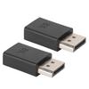 2Pcs DP Male To MINI DP Female Adapter High Resolution 8K 2 Modes Small Portable Lightweight