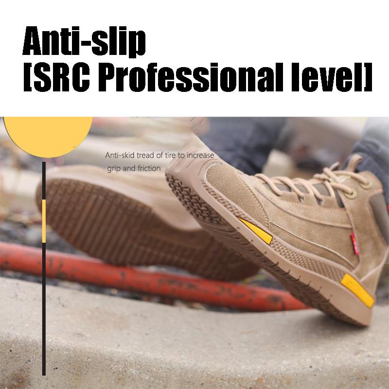 Labor Protection Shoes Men's Anti-smashing Anti-puncture Cotton Shoes Anti-slip Waterproof Steel Toe Work Shoes Women's Safety Shoes