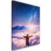 Canvas Print Man and the Galaxy