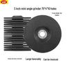 3-Inch Mini Angle Grinder Accessories: Polishing & Grinding Discs, Resin Polishing Discs, and 75x4x10mm Hole Grinding Wheels