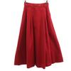 Sonny Label Midi Length Chino Tuck Flare Skirt 36 Reddish Women Used