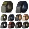 Outdoor Sports Metal-free Security Check Lengthen Nylon Waist Belt Waistband for Fat Man Web Belt