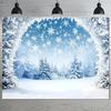 Christmas Winter Wonderland Snow Forest Backdrop Xmas Decoration Background Winter Backdrop Decorations For Photo Studio Photo Booth Christams Party