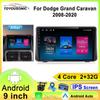 Car Radio Android For Chrysler Grand Voyager 5 2011 - 2015 For Dodge Grand Caravan 2008-2020 Player Multimedia GPS