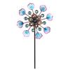 Garden Decor Wind Spinners Waterproof UV Resisting Metal Outdoor Wind Spinner for Patio Lawn