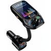Bluetooth Car Fm Transmitter Mp3 Player Hands Free Radio Adapter Kit Usb Charger