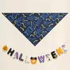 Halloween Ghost Pet Bandana Cute And Versatile Cat And Dog Pet Bib