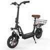 iScooter I12 Electric Scooter For Unisex 25KM/H 500W 7.5Ah 12 Inch Pneumatic Road Tire 30-35KM Range City Commuting E-Scooter with Basket