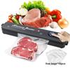220V EU Food Vacuum Sealer Free 10 Vacuum Bags Plastic Sealer Household Small Food Packaging Automatic Sealer + Sealing Bags