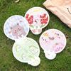 Cute Folding Group Fan Portable Folding Fan Girl Heart Student Mini Round Fan Summer Portable Cartoon Round Fan
