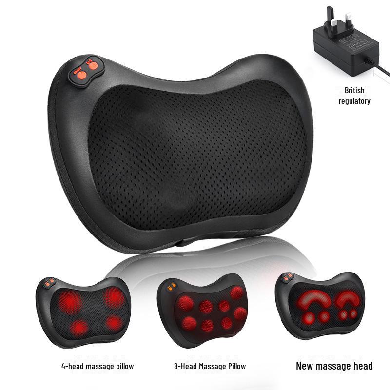 Multi-Function Electric Neck, Shoulder & Back Massager Pillow