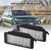 LED 5700K For VW Up!/e-up! Skoda Citigo/E-Citigo Seat Mii/e-Mii Ibiza 6J 3-Door Car License Number Plate Lights Lamp Accessories