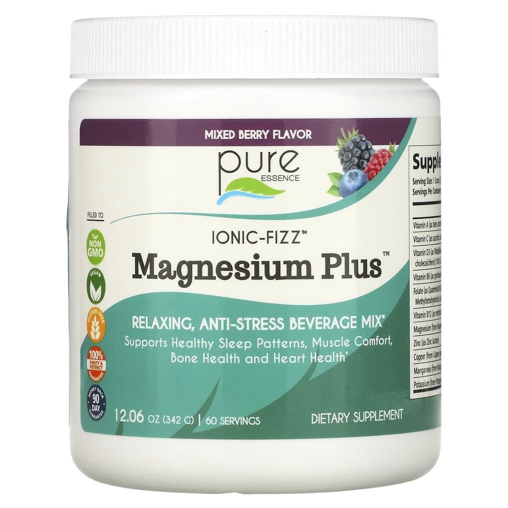 Ionic-Fizz, Magnesium Plus, Mixed Berry, 342G(12.06Oz)