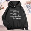 Hot Don't Care Yesterday Don't Give A Shit Today Printed Hoodie For Women Autumn Winter Fleece Long Sleeves Pullover Round Neck