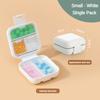 PP+silicone Travel Pill Organizer Double Sealing Medicine Container Case Medicine Box  Travel