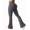 Workout Style Flared Pants with Pockets Peach Buttocks Sports Quick Dry Tummy Tucking Small Sexy Trousers Sexy Pants Skinny Leggings for Women