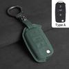 Suede Car Flip Key Case Cover for VW Volkswagen Golf 7 MK7 Tiguan MK2 T-roc T-cross Skoda Octavia Kodiaq Karoq Seat Ateca Leon