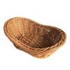 Handmade Imitation Rattan Storage Basket Wicker Bread Holder Fruit Vegetable Container Snack Food Organizer