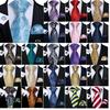 198 Colors Mens Silk Tie Black Blue Red Necktie Hanky Cufflinks Wedding 3PCS Set
