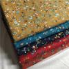 100x140cm Retro Pastoral Cotton/Linen Small Flower Floral Fabrics Soft for Spring Handwork Decor Tablecloth Dress Cushion Craft