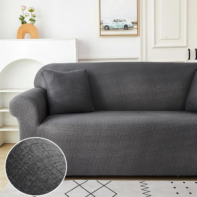 Cross Pattern Elastic Sofa Cover Stretch All-inclusive Sofa Covers for Living Room Couch Cover Loveseat Sofa Slipcovers