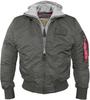 Winter Jacket Alpha Industries MA-1 D-Tec Hood Bomber Jacket (183110) 183110-04 183110-04